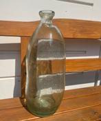 Vaasfles recycled glas 13x35 cm decoratie vaas / fles karwei, Ophalen of Verzenden