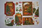 Knipvel 3D etappeknipwerk kerst 9146, Verzenden, Nieuw, Kerst, Knipvel