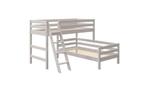 Stapelbed in hoekopstelling (Flexa), Ophalen, Gebruikt, 90 cm, Eenpersoons