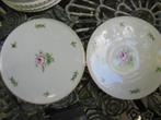 5 gebaksbordjes H & C Bavaria Heinrich met roze roosjes, Ophalen of Verzenden