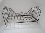 Antiek Frans Smeedijzeren Bed - Uniek!, Ophalen, Gebruikt, 90 cm, Eenpersoons