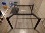 Glazen Eettafel - Stijlvol en Modern, Huis en Inrichting, Tafels | Eettafels, Gebruikt, Vierkant, Ophalen of Verzenden, Glas