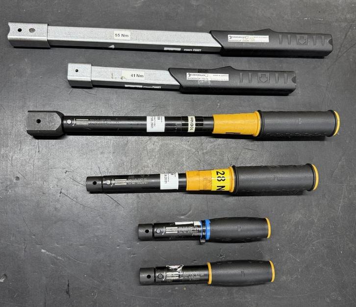 Momentsleutel met sleutel koppen, Auto diversen, Autogereedschap, Gebruikt, Ophalen of Verzenden