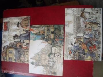 postzegelset Anton Pieck koetsen alleen de kaarten i.p.s. beschikbaar voor biedingen