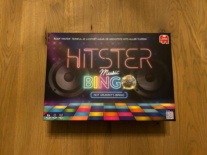Hitster Bingo - Nieuw in doos, verzegeld!, Hobby en Vrije tijd, Gezelschapsspellen | Bordspellen, Nieuw, Vijf spelers of meer