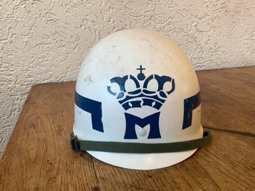 Vintage KMAR Militaire Politiehelm Soldatenhelm M53 beschikbaar voor biedingen