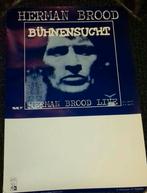 Promoposter Bühnensucht voor cd/lp Herman Brood, Gebruikt, Ophalen of Verzenden