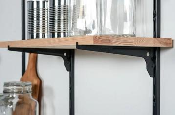 IJzeren Plankdragers Zwart Lak 30 cm nieuw 8x Handson Gratis beschikbaar voor biedingen