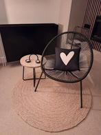 Draadstoel zwart, Huis en Inrichting, Stoelen, Ophalen, Zo goed als nieuw, Zwart, Eén