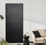 Kwaliteit zwarte binnendeuren stomp en opdek, Niet ingevuld, 80 tot 100 cm, Binnendeur, Niet ingevuld