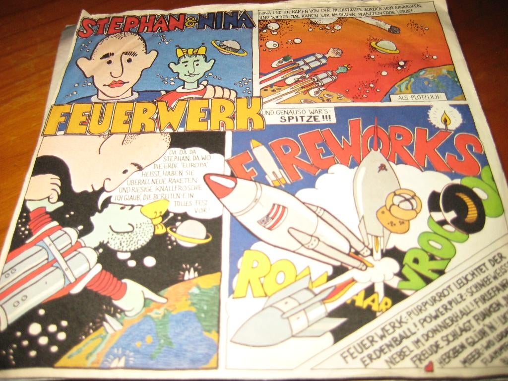 Stephan + Nina: Fireworks, Ophalen of Verzenden, Zo goed als nieuw, Pop, Single