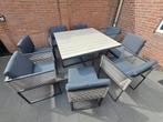 Compacte tuinset 8 personen, Tuin en Terras, Ophalen, Aluminium, Tuinset, Eettafel