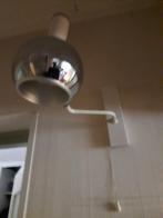 Space age eyeball wandlamp met trekkkoordje, Ophalen of Verzenden, Gebruikt, Metaal, Vintage