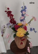 Prachtig boeket Eline - Fleurige kleuren, Ophalen of Verzenden, Nieuw, Binnen