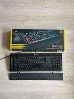Corsair K55 gaming toetsenbord, Ophalen of Verzenden, Zo goed als nieuw, Gaming toetsenbord