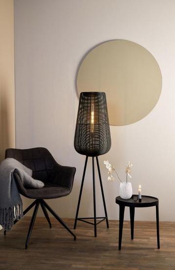 Vloerlamp Barzio zwart 135x37 cm lampen beschikbaar voor biedingen