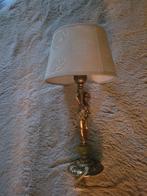 Vintage Tafellamp met Engel, Gebruikt, Vintage, Ophalen of Verzenden, Metaal