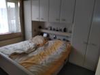 2 persoons verstelbaar bed met kasten ombouw wit eiken., Huis en Inrichting, Slaapkamer | Bedden, Grijs, 180 cm, Gebruikt, Hout
