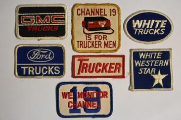 White GMC Ford truck tractor patches emblemen'1970 amerika beschikbaar voor biedingen