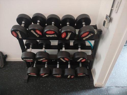Barbell Set 2.5–40 kg + 2 Racks | Nieuw €3.885 --> NU €2.495, Sport en Fitness, Fitnessmaterialen, Zo goed als nieuw, Halterset