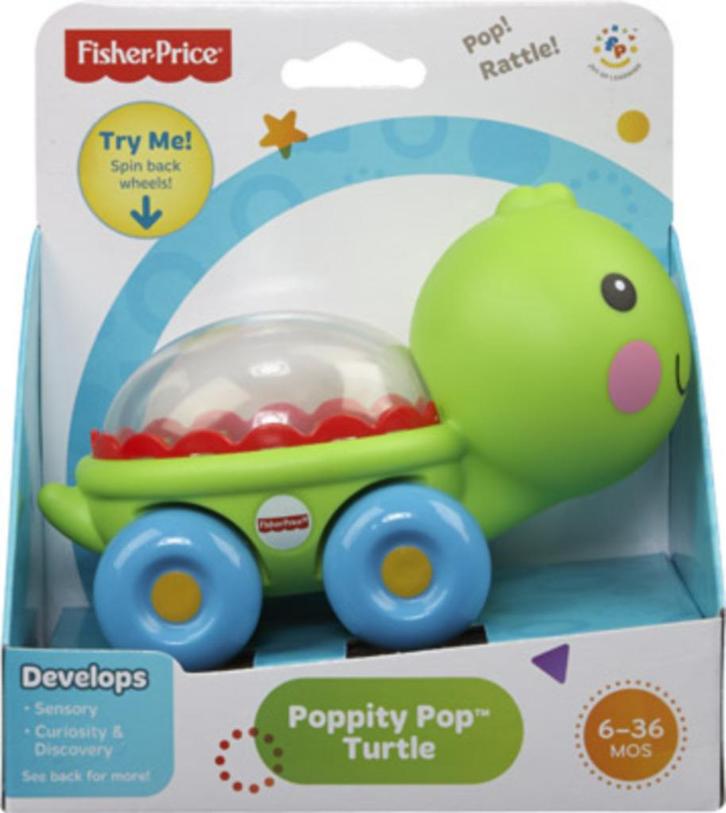 Fisher-Price: Poppity Pals: Schildpad, Kinderen en Baby's, Speelgoed | Fisher-Price, Nieuw, Speelset, Ophalen of Verzenden