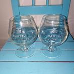 Martell Cognac glazen set van 2 stuks, Huis en Inrichting, Ophalen, Glas of Glazen, Gebruikt, Glas