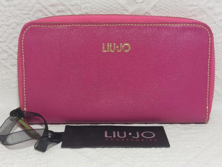 Liu Jo Zip Around Portemonnee Roze, Sieraden, Tassen en Uiterlijk, Portemonnees, Nieuw, Overige merken, Roze, Leer, Verzenden