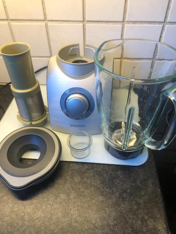 Philips Blender HR2094 met kwaliteit aluminium behuizing., Witgoed en Apparatuur, Blenders, Zo goed als nieuw, Blender, Ophalen