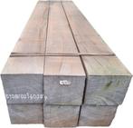 Azobé hardhouten palen / balken 30x32 cm 3.70 m lang, Ophalen, Nieuw, Hardhout, 250 cm of meer