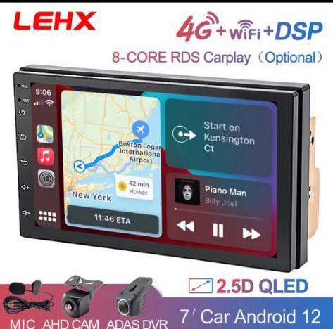 Lehx 4g+wifi+dsp android car play, Auto diversen, Autoradio's, Nieuw, Ophalen of Verzenden