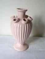 roze tulpenvaas, Gebruikt, Overige kleuren, Aardewerk of Porselein, Ophalen of Verzenden