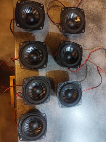 Pure acoustics speakers 12 ohm 3 inch 7 stuks beschikbaar voor biedingen