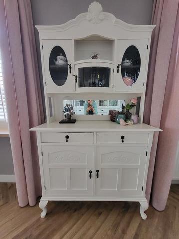 Antieke vintage brocante buffetkast, Queen Anne, beschikbaar voor biedingen