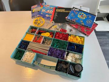 K'Nex-Knex zeer veel en uitgebreide bouwset in organiserbox beschikbaar voor biedingen