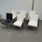 6x DRABERT VUELO houten design stoelen antraciet en wit, Huis en Inrichting, Stoelen, Ophalen, Gebruikt, Vijf, Zes of meer stoelen
