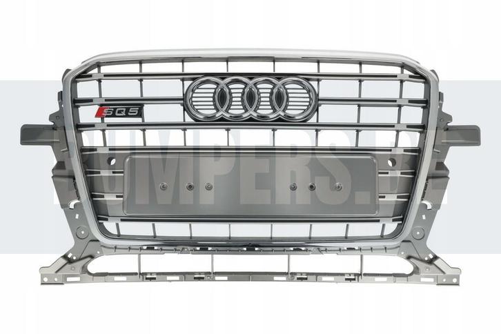 GRILL AUDI Q5 SQ5 8R0 2013- FACELIFT GRILL SATIN SQ5 S-LINE, Auto-onderdelen, Carrosserie en Plaatwerk, Bumper, Voor, Gebruikt