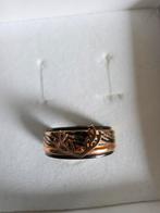 Zwart/goud IXXXI ring maat 20,5. H8, Overige materialen, 20 of groter, Zwart, Ophalen of Verzenden