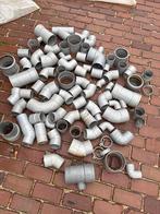 PVC Installatie Materialen - Diverse Onderdelen, Doe-het-zelf en Verbouw, Buizen en Afvoer, Ophalen, Bochten, Gebruikt, Pvc