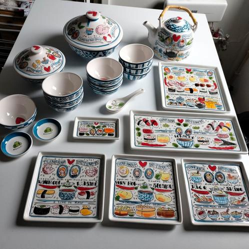 Blond Amsterdam Asia lijn, Huis en Inrichting, Keuken | Servies, Zo goed als nieuw, Bord(en), Blond Amsterdam, Aardewerk, Ophalen