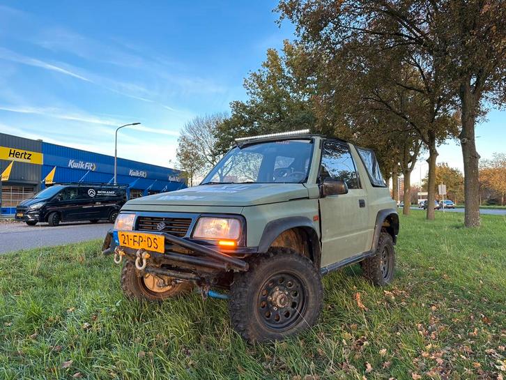 Suzuki Vitara 1.6 1992 met APK, Auto's, Suzuki, Particulier, Benzine, Cabriolet, Geïmporteerd, Groen, Ophalen