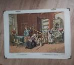 Zeer fraaie litho van de Kaasbereiding!, Antiek en Kunst, Ophalen