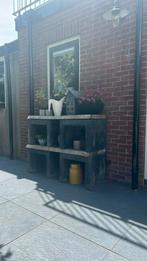 Beton hoekstukken buitenkeuken, Tuin en Terras, Buitenkeukens, Ophalen, Zo goed als nieuw