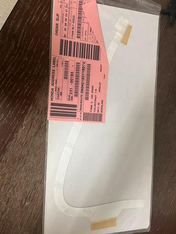 Originele Honda motor stickers beschikbaar voor biedingen
