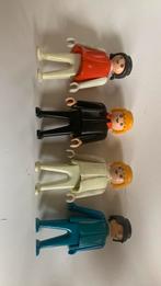 Vier oude poppetjes van Playmobil., Ophalen of Verzenden, Zo goed als nieuw