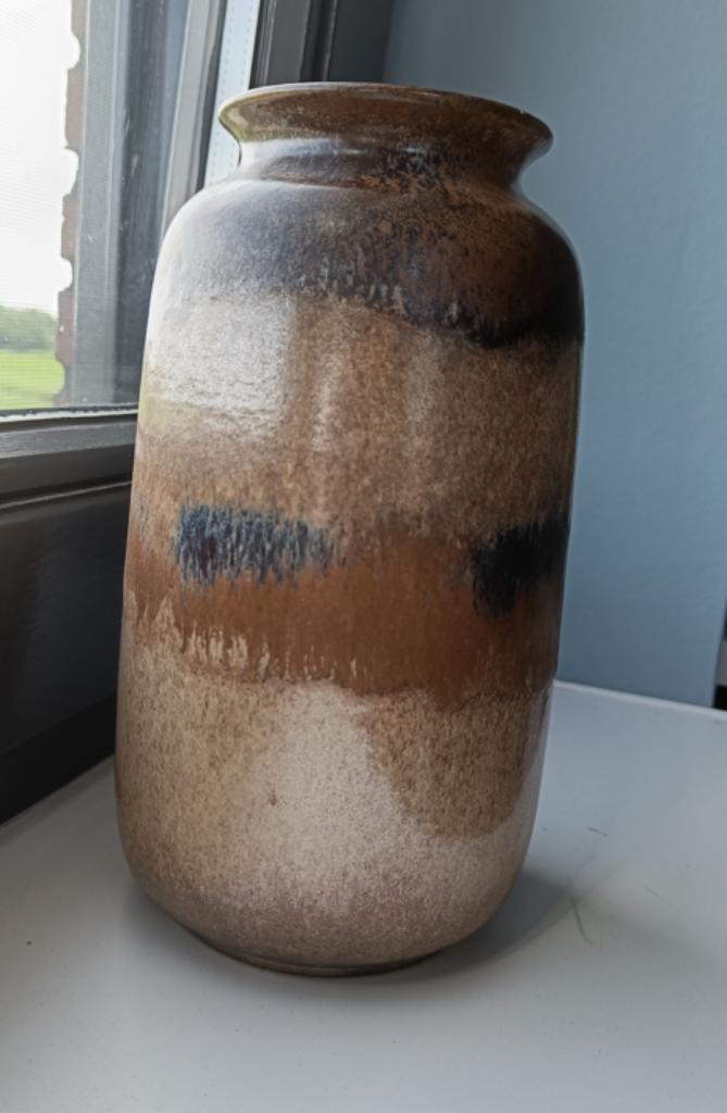 West Germany vaas 505-22, Huis en Inrichting, Woonaccessoires | Vazen, Zo goed als nieuw, Overige kleuren, Minder dan 50 cm, Aardewerk of Porselein