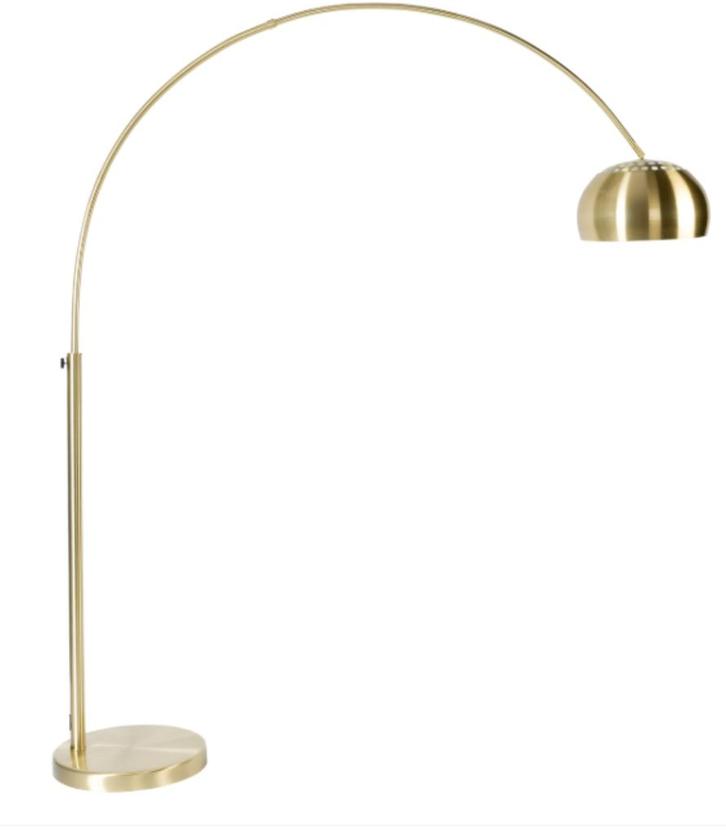 Vloerlamp Metal Blow / Goud / Merk Zuiver, Huis en Inrichting, Lampen | Vloerlampen, Nieuw, 150 tot 200 cm, Metaal, Ophalen