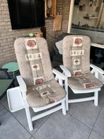 2 Hartman tuinstoelen met Cindarella kussens, Ophalen, Gebruikt, Kunststof