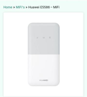 Mifi huawei E5586 mini router beschikbaar voor biedingen