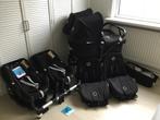 Supermooie Bugaboo Donkey3 TWIN ALL BLACK met Maxi-Cosi’s, Kinderen en Baby's, Kinderwagens en Combinaties, Bugaboo, Zo goed als nieuw