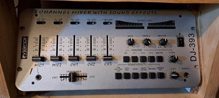 evidence acoustics 5 kanaals mengpaneel, Muziek en Instrumenten, Mengpanelen, Zo goed als nieuw, 5 tot 10 kanalen, Microfooningang